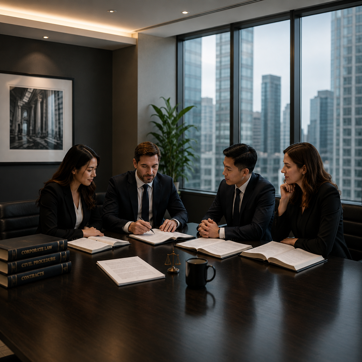 Legal team meeting